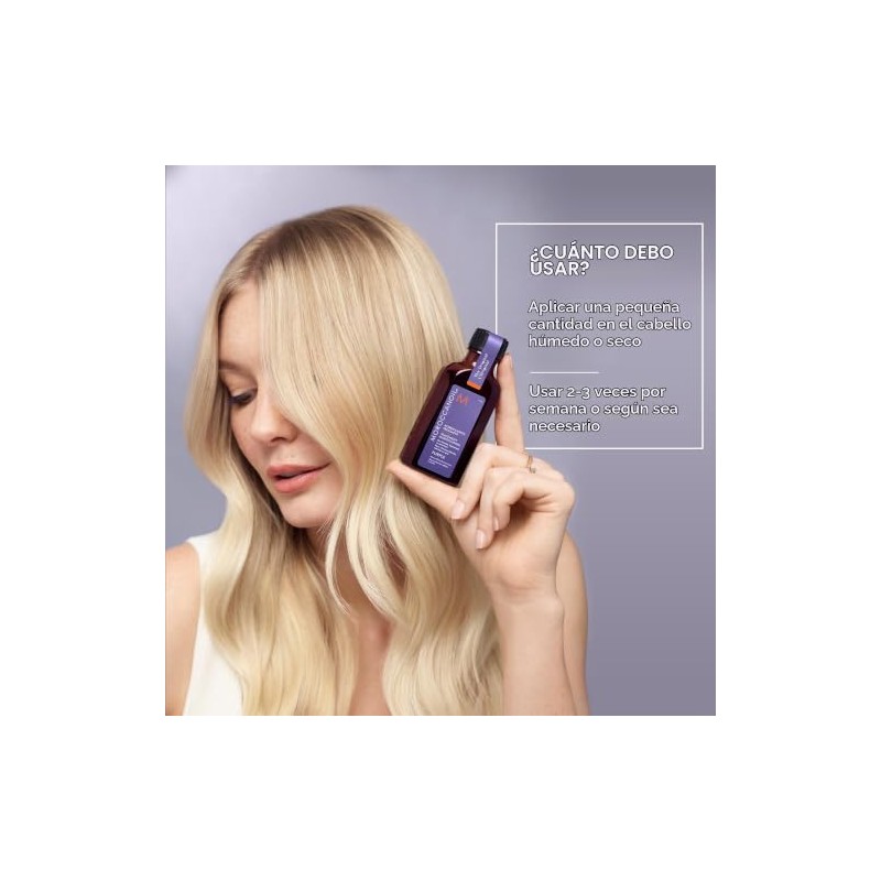 Tratamiento Moroccanoil Violeta Para Cabello Rubio, 25ml