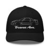 2002 Trans Am WS6 Trucker Hat Outline Art Fourth Gen