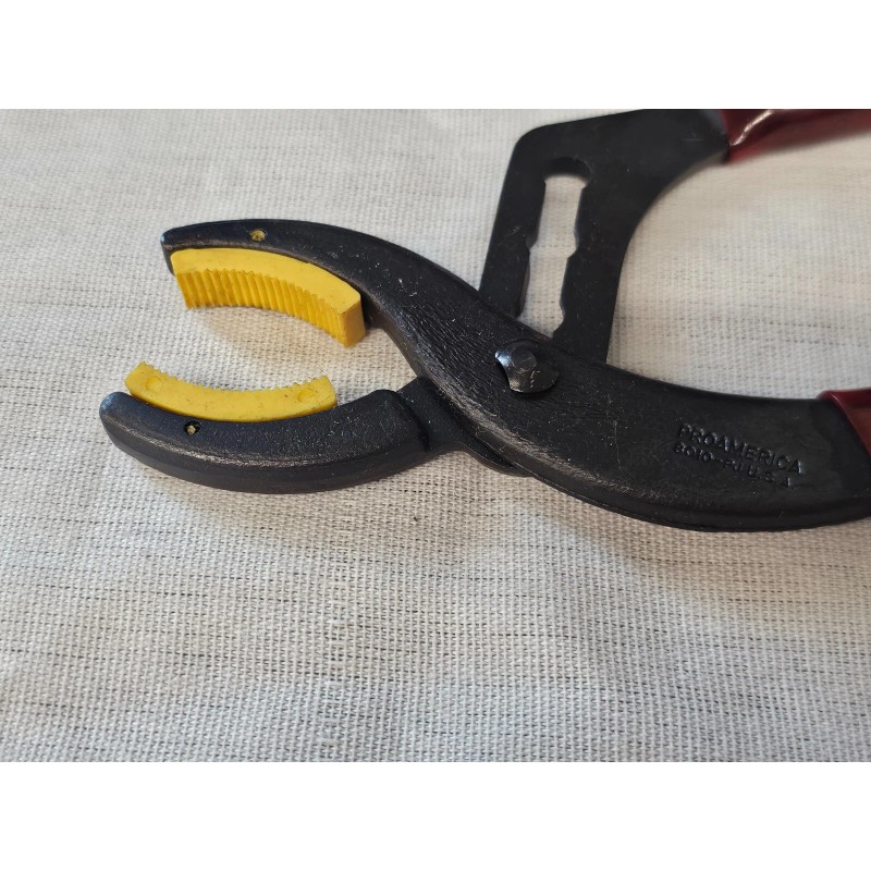 Pro America 8010-PJ Cannon Plug Pliers Soft Jaw Groove Joint