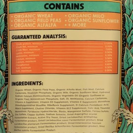 wobniaR Layer Chicken Feed - Blind Rhino All Natural & Clean Whole Grain Layer Chicken Feed (Chickens 20+ Weeks Olds)