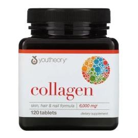 Youtheory Colágeno 6.000 mg 120 comprimidos importados de EE. UU.