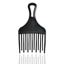 Afro Hair Comb Coarse Coarse Curl Comb with Handle Natural Curls Perm Strands