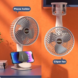 Portable Fan Wireless Operated 180° Manual Adjustment for Air Cooling 3 Speeds for Indoor Outdoor Table Desktop Handheld Rechargeable Fan Gift