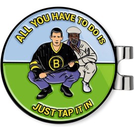 Syren Ultimate Happy & Chubbs Gilmore Golf Ball Marker with Magnetic Hat Clip Premium