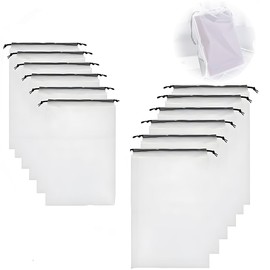 ZHSHXNGY Clothes, Waterproof, Transparent, Set of 12, Shoe Bag, Shoe Case, Thin, Shoe Bag, Shoe Storage Bag