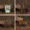 Handadsume Canvas + Genuine Leather Travel A4 Tote Satchel Messenger