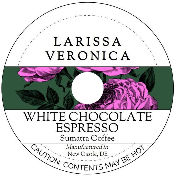 White Chocolate Espresso Sumatra Coffee (Single Serve K-Cup Pods) (Gourmet,