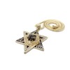 Lion Head Star of David Pave Pendant w/ 36" Franco