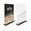 Cylocrya Acrylic Menu Stand A5 2 Pack Clear Footed Menu