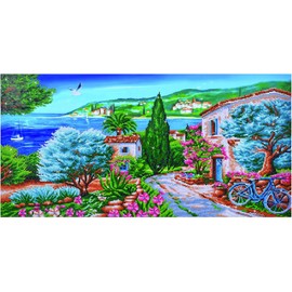 DIAMOND DOTZ ® - La Provence, Partial Drill, Round Dotz, Diamond Painting Kits, Diamond Art Kits for Adults, Gem Art, Diamond Art, Diamond Dotz Kits, 20"x39.4"