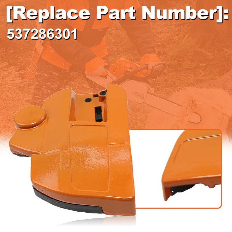 Mtanlo 537286301 Chainsaw Clutch Cover with Brake For Husqvarna 455,