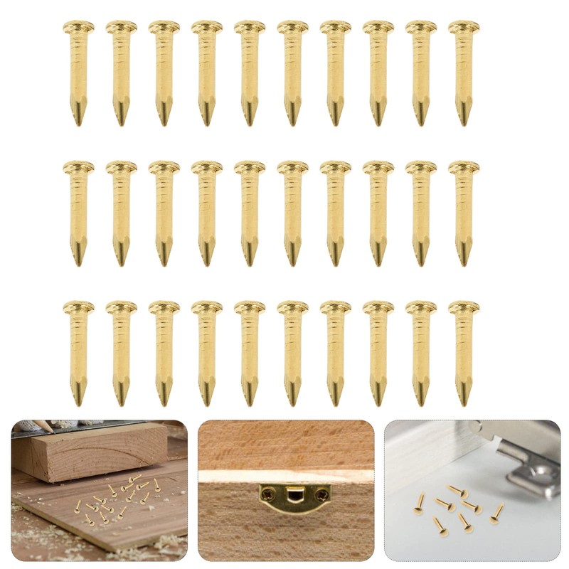 HEALLILY 200pcs Copper Nails for Killing Trees Removing Stumps Copper