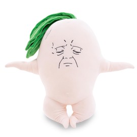 GADXV Radish Plush Pillow 11 Inch, Cute Radish Stuffed Animal, Soft Stuffed Radish Plushie, Radish Plush Throw Pillow for Room Decor, Gifts for Girls, Kids on Birthday, Christmas