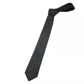 JEMYGINS 2.4" Cotton Necktie Green Mens Cashmere Wool Skinny Tie (14)