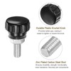 uxcell 4 Set M8 x 25mm Male Thread Knurled Knobs