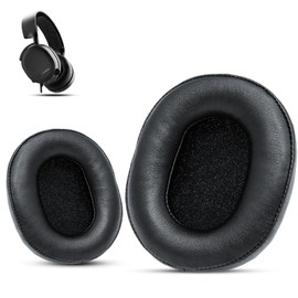 Krone Kalpasmos Arctis 7 Replacement Earpads - Fits SteelSeries Arctis 1, Pro, 3, 5, SteelSeries Arctis 7, 7+, 7p, 7X, 9, Prime Wireless Headsets | Soft Leather & Thicker Memory Foam