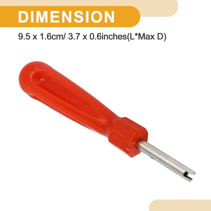Partuto 1 Pcs Universal Valve Core Remover - Plastic Metal