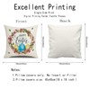 Meagtlva Rabbit Easter Pillow Covers 18x18 Set of 2 Easter