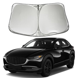 SZYUCHEN Car Windshield Sun Shade Sunshade for Mazda 3 2025 2024-2014 Mazda CX30/CX-30 2020-2025 Mazda 6 2014-2021 CX3/CX-3 2016-2022 Sedan Hatchback Sport Touring Accessories, Front Window Sun Shield