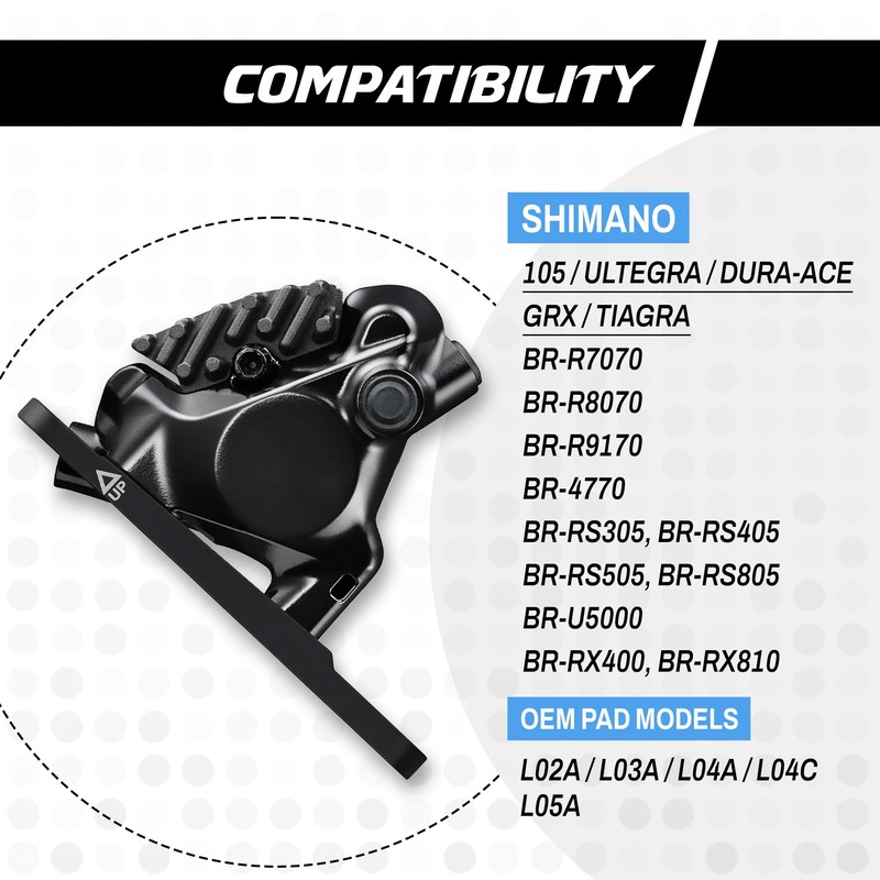 epic Disc Brake Pads with Cooling Fins | L02A, L03A,
