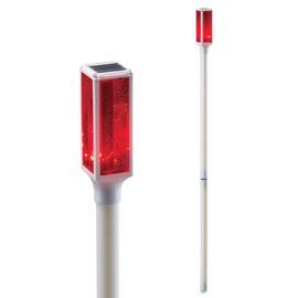 Collections Etc Solar Driveway Marker Lights - Set of 2
