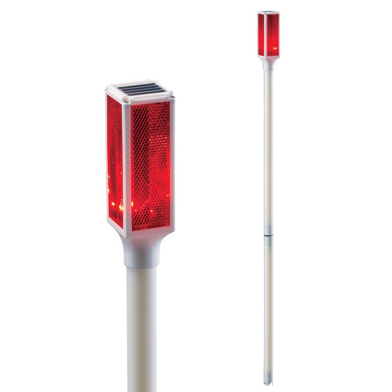 Collections Etc Solar Driveway Marker Lights - Set of 2
