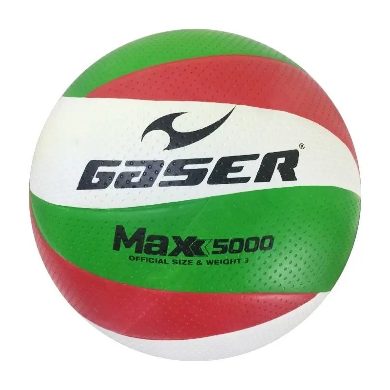 Balón Vóleibol Max Pro 5000 No.5 Gaser Color BlancoRojoVerde
