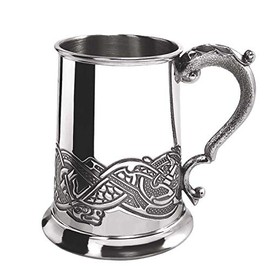English Pewter Company Celtic Lion Design 1 Pint Pewter Tankard [CEL137]