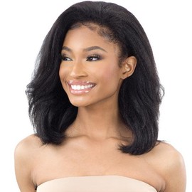 Freetress Equal Synthetic Natural Me Drawstring Fullcap Half Wig - NATURAL ROLLER SET - Color: 1