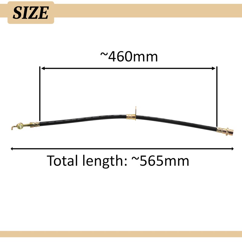 AERZETIX - C71744 - Brake Hose M10x1 - Fitting Side