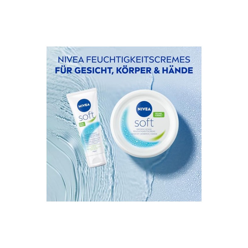 Nivea soft Creme 100ml Erfrischende Feuchtigkeitscreme