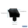 Dikara Door Seal, Rubber & TPE, 7.0mm Thick, Black 10m,