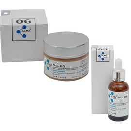 Serum y Crema Facial Hidratante para Control de Acné de Día y Noche con Ácido Hialurónico, Vitamina B5, Niacinamida y Ácido Oleanólico