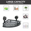 Shower Caddy 2 Pack,Bathroom Shelves,Powerful Suction Cup Corner Shower Shelf,Bathroom