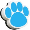 Blue Paw Print Eraser (Magnetic)