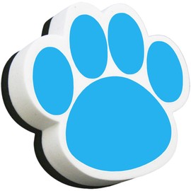 Blue Paw Print Eraser (Magnetic)