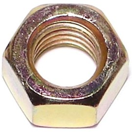 Hard-to-Find Fastener 014973261740 Grade 8 Coarse Hex Nuts, 1/2-13, Piece-10, Yellow