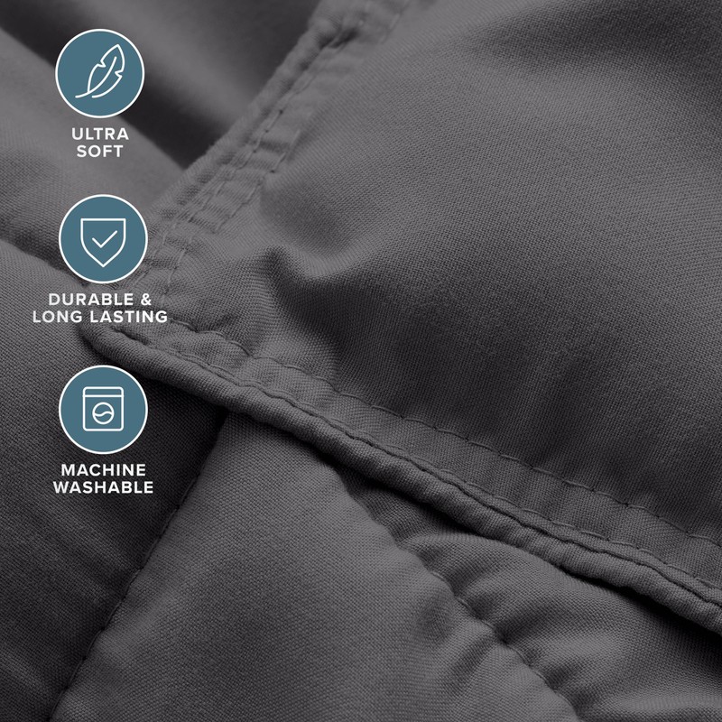 Bare Home Comforter Set - Full Size - Ultra-Soft -