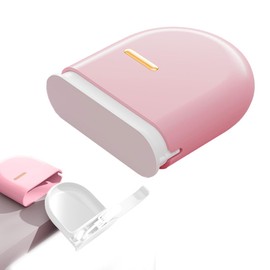 Ruayia Braces Box, Portable Denture Box Cover, Denture Box, Tooth Splint, Retainer Box for Storing Retainers, Mouth Guard, Dentures, Braces (Pink)