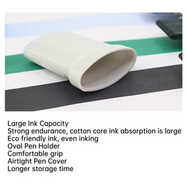 Wide Tip Markers Refillable Ink Even Inking Alcoholic Paint Marker for Paper Plastic Wood Glass 12pcs Skin Color Series