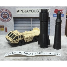 Matchbox 1 NEW MISSLE , ROCKET FOR MATCHBOX TRANSPORTER VEHICLE MBX Superfast - Red