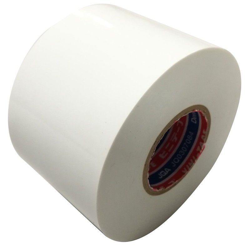 Denka #101P Vinyl Tape, White, 0.01 x 2.0 x 65.6