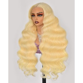 faazo 20 Inch 613 13x6 Lace Front Wig Human Hair 200 Density Blonde Wig Human Hair 613 Hd Lace Frontal Wig 13x6 Body Wave Lace Front Wigs Human Hair Pre Plucked 613 Wig