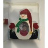 Snowman Holiday Photo Frame 6" NEW