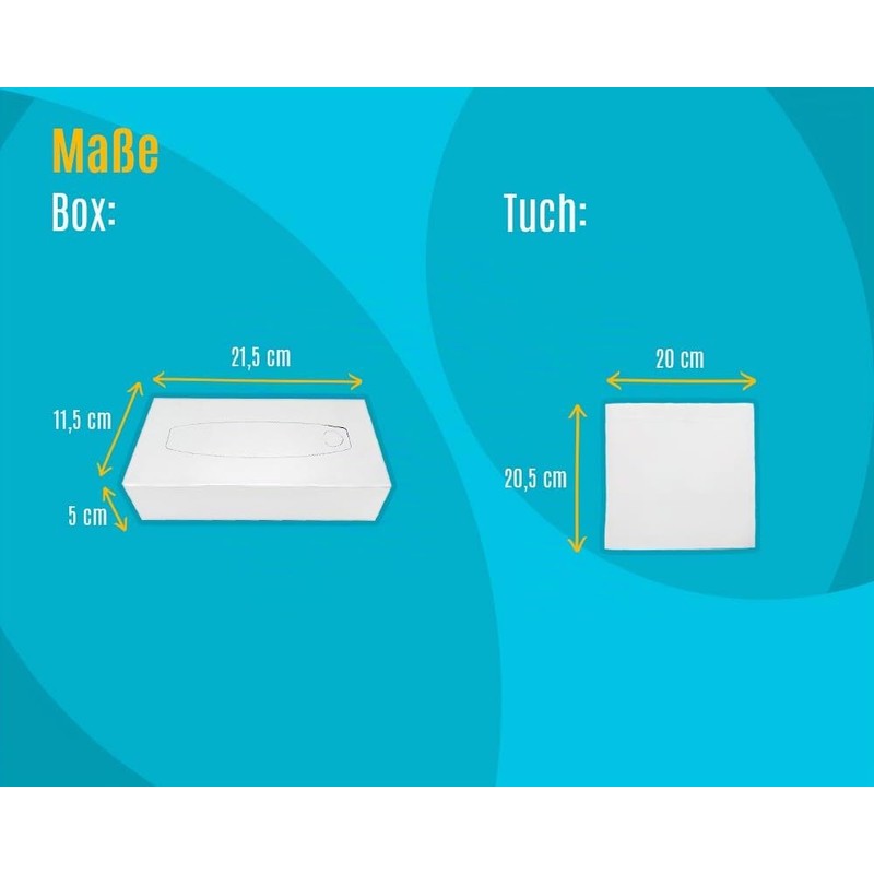 DE Healthcare Products Facial Tissues (1000 Pieces) 2 Ply Tissues
