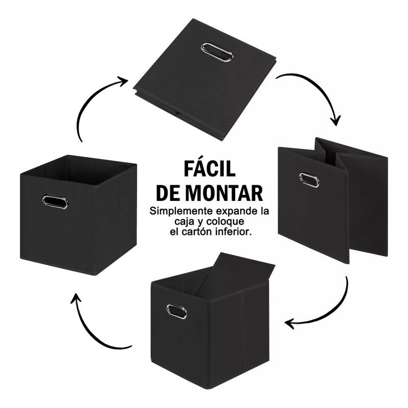 Vanow 6 Caja Organizador Almacenamiento Hogar Trabajo Plegable
