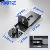 Sliding Door Lock, 90 Degree Door Hasp Latch Lock, Stainless