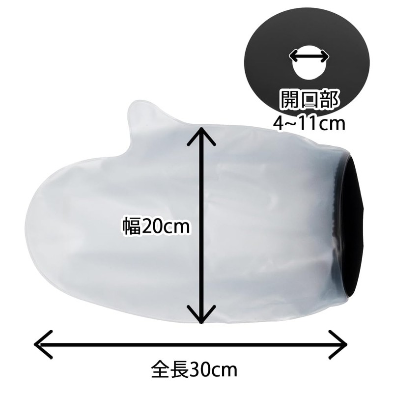 TAKUMED 繰り返し使える ネオプレン素材ギプスカバー 防水シャワーカバー 大人の手首用