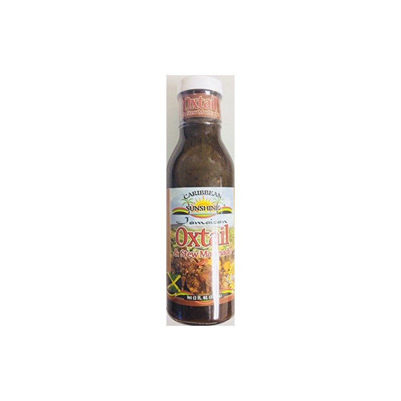 Caribbean Sunshine Jamaican Oxtail and Stew Marinade 12 Fl Oz