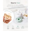 Korean-Made MOYUUM Silicone Macaron Pacifier 2 Pack with Travel Case,